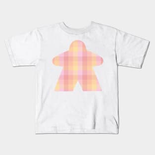 Picnic Meeple in Pink and Red | Board Game Nights Kids T-Shirt